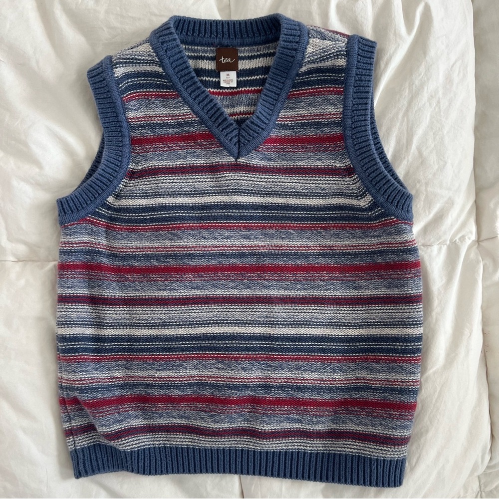 Tea Collection Vest Sweater in size M (6/7).